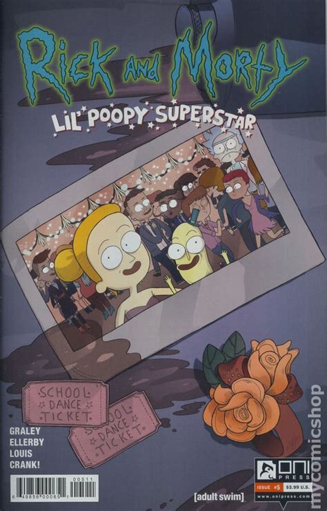 Rick And Morty Lil Poopy Superstar 2016 5a Oni Press Modern Age Comic
