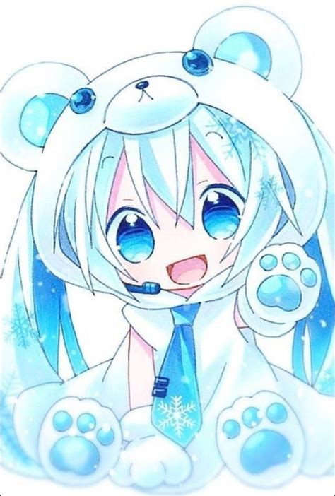 Blue Kawaii Cute Anime Chibi Anime Kawaii Chibi