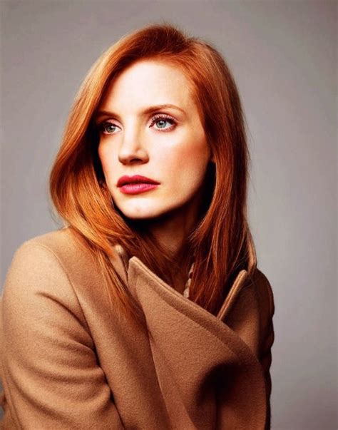 the film lab — jessica chastain ginger hair color red hair jessica chastain