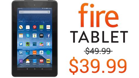 Besides good quality brands, you'll also find plenty of discounts when you shop for sale tablet during big sales. Amazon Fire 7″ Tablet on sale for $39.99 | AFTVnews