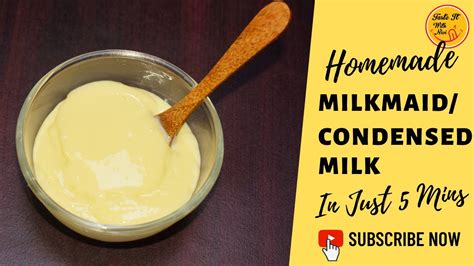 You will surely fall for the taste of jelly amid the creamy taste of milkmaid! How to Make Milkmaid at Home in Tamil | Condensed Milk ...