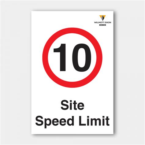 10 Site Speed Limit Construction