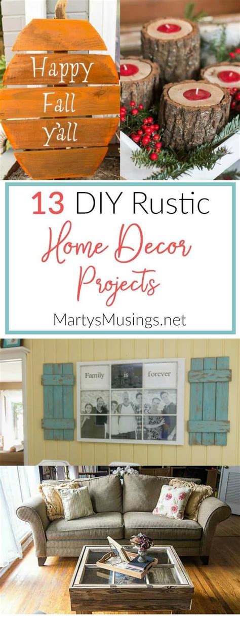 13 Diy Rustic Home Decor Projects Martys Musings