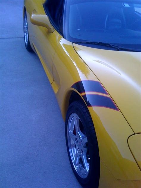 C5 Corvette Rf Fender Hash Mark Stripes