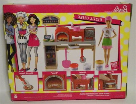 Barbie Pizza Chef Doll And Playset Blonde