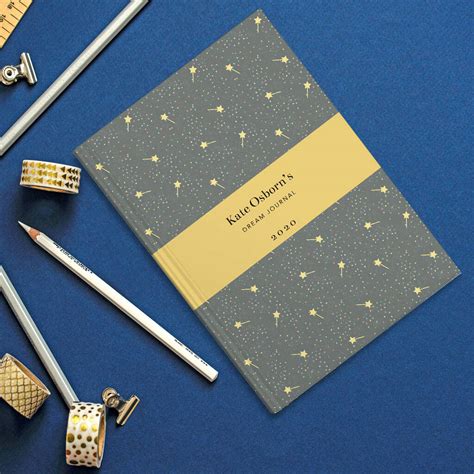 Personalised Dream Journal By Letterfest