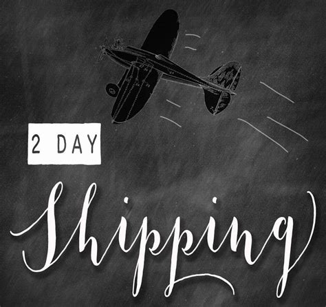 2 Day Shipping Expedited Shipping Etsyde