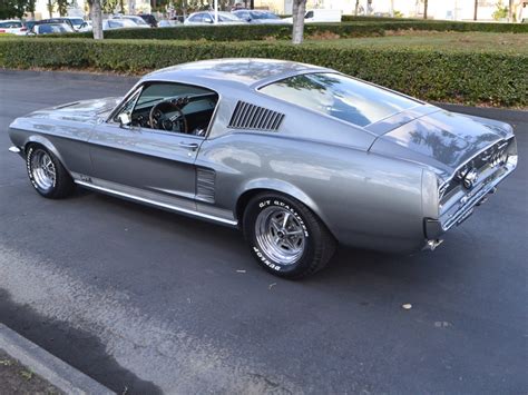 Featured Car 1967 Gray Ford Mustang Gt 390 Fastback Classic Car