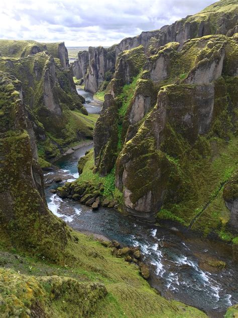 Fjaðrárgljúfur Canyon Iceland On Iphone A Beautiful Ca Flickr