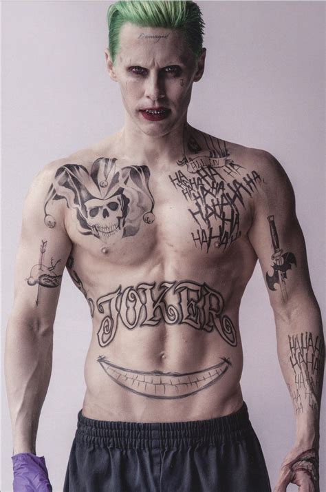Jared Letos Suicide Squad Joker Tattoos Explained