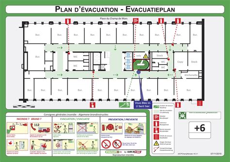 Evacuatio Plan Dévacuation