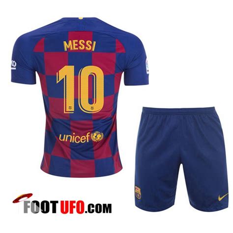 Nouveau Maillot De Foot Fc Barcelone Messi 10 Enfant Domicile 201920