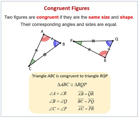 What Is Congruence Examples Solutions Videos Worksheets Games