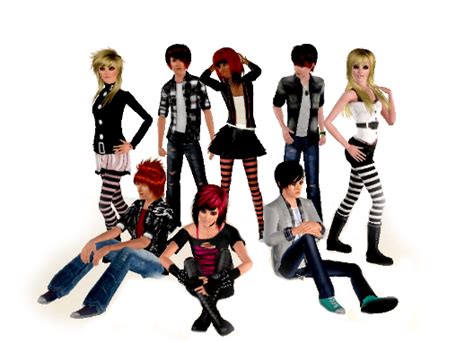 The Sims 2 Emo Clothes Downloads Mixeamber