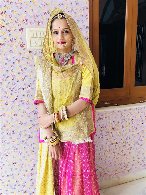 Poshak Rajasthani Dress Fancy Blouse Designs Indian Bridal Outfits