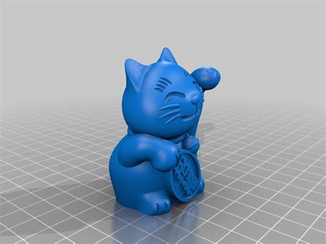 Free Stl File Maneki Neko Lucky Cat 🐱・design To Download And 3d Print