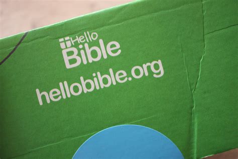 Our Hello Bible Box — The Mushy Moms Fiat