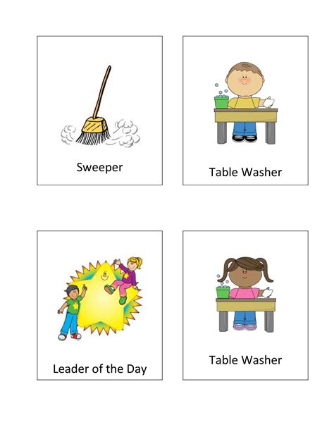 classroom helper | Classroom helper, Classroom jobs, Preschool classroom