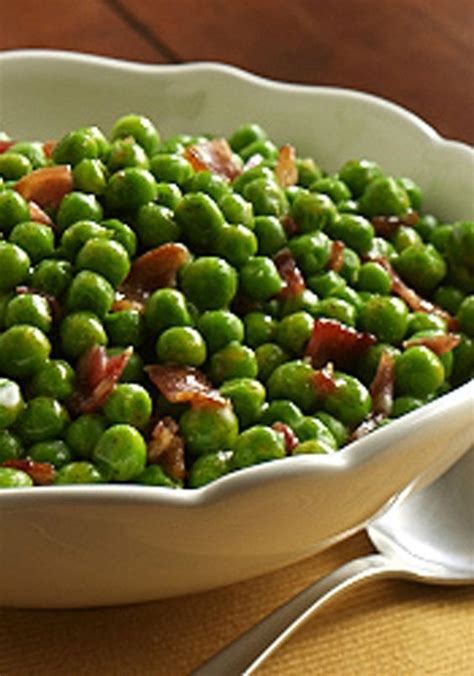 These are great side dish recipes to make during the holidays. Peas with Bacon | Recipe | Christmas dinner sides, Christmas dinner side dishes, Christmas side ...
