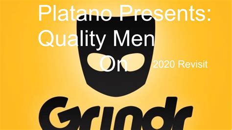 Platano Presents: Quality Men On Grindr Revisited 2020 Edition (Webisode 1) - YouTube