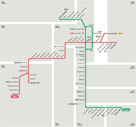 Dublin Tram Network Diagram ‘luas The Irish For ‘speed R