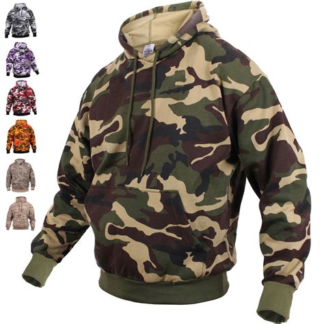 camo hoodie pullover hooded sweatshirt army military camouflage tactical fleece hoodies