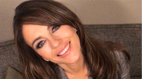 Elizabeth Hurley Skips The Gym To Relax In Revealing Dress The Blast