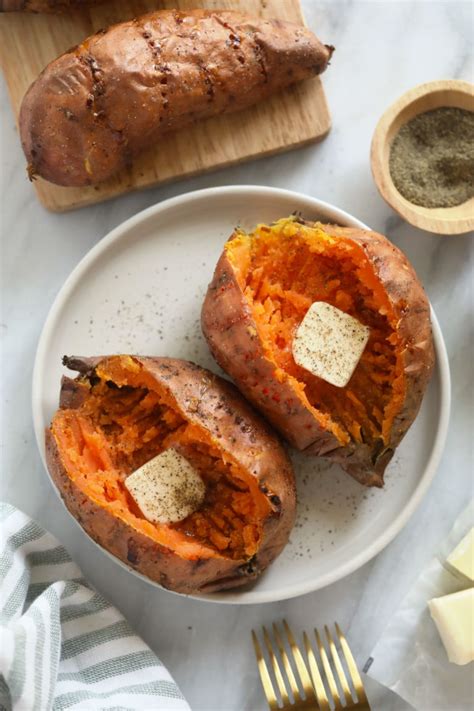 Easy Baked Sweet Potato Recipe Fit Foodie Finds