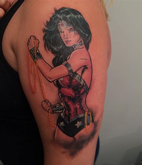 Wonder Woman Tattoomclorinan Tattoo Dc Comics Color Tattoo Color