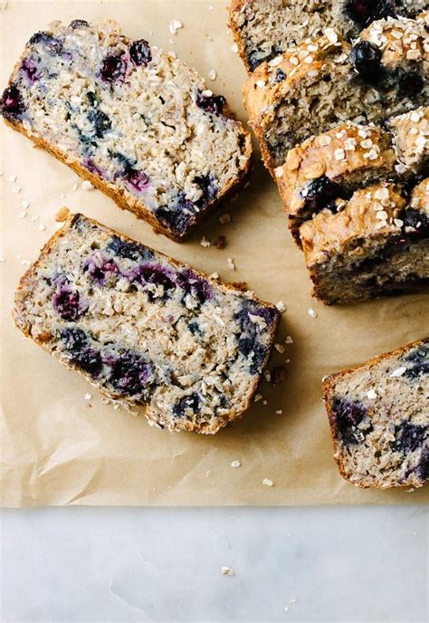 This easy vegan blueberry banana oat bread recipe is made ...