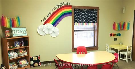 Rainbow Themed Classroom Tour Firstgraderoundup