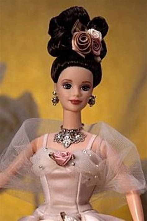 antique rose barbie doll fao schwarz floral signature collection limited edition we r toys