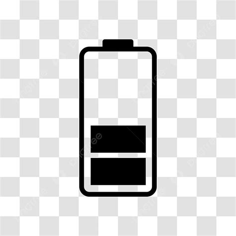 Battery Icon Clipart Transparent Background Battery Icon Isolated