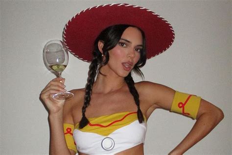 Kendall Jenner Channels Toy Story S Jessie With Sexy Halloween Look