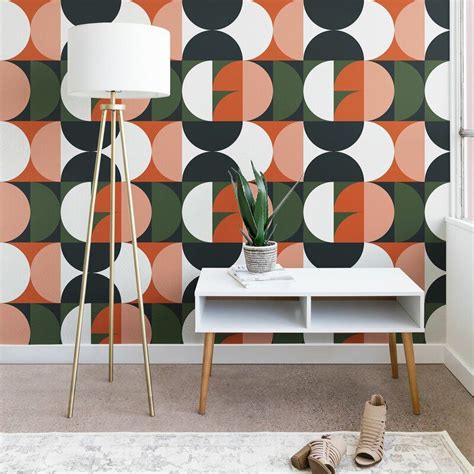 20 Mid Century Modern Peel And Stick Wallpaper Pimphomee