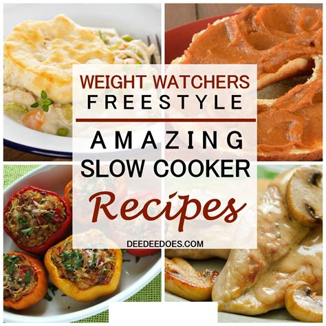 delicious weight watchers freestyle slow cooker recipes