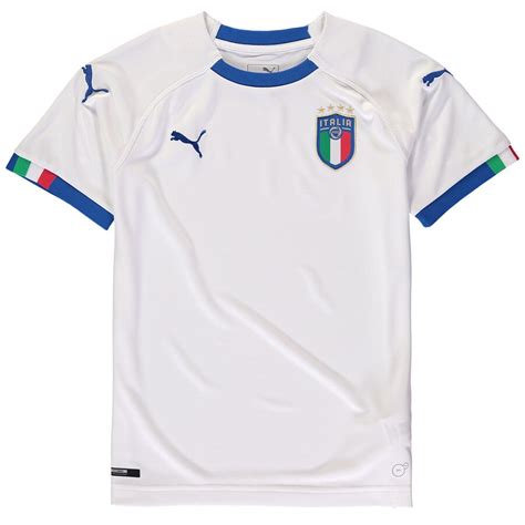 White Italy Soccer Jersey Puma Italy Official Figc Home Soccer Jersey