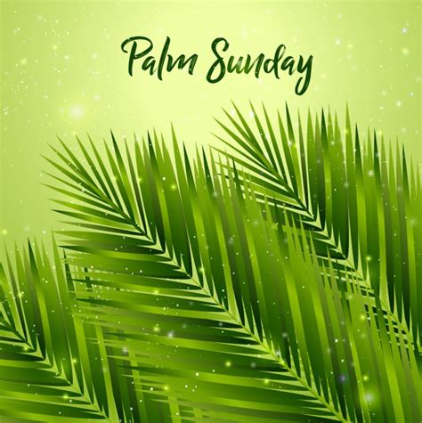 Premium Vector Palm Sunday Background