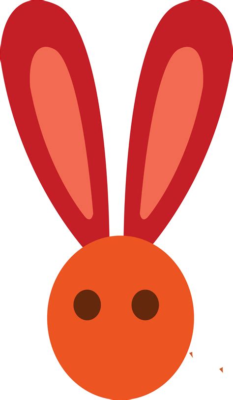 Transparent Bunny Ears Clipart Red Rabbit Ear Clipart Hd Png Images