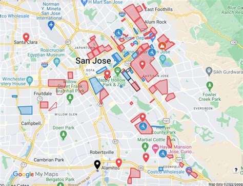 San Jose Gang Map