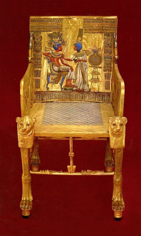 King Tut Throne Ancient Egypt Egypt Egypt Art