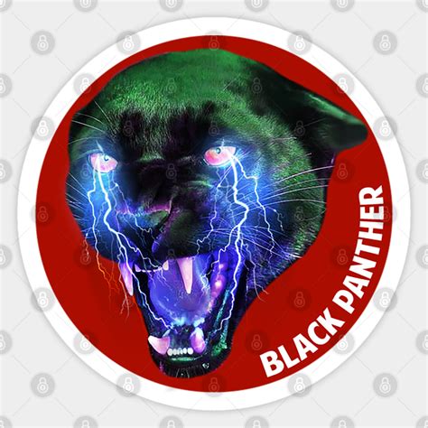 Black Panther Animal Sticker Teepublic