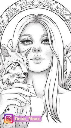 Fashion drawing dresses fashion illustration dresses fashion sketchbook fashion design drawings fashion sketches fashion relaxing portrait coloring page for adults. 35 Best Premium coloring pages images in 2020 | Coloring ...