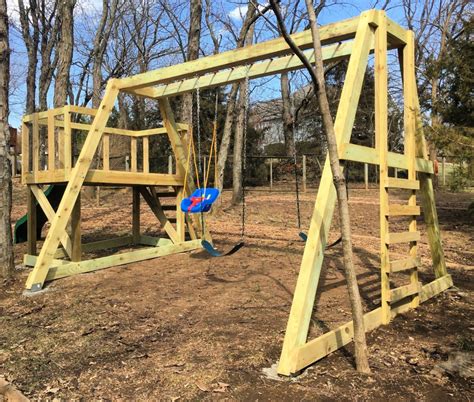 28 Simple Diy Swing Set Plans To Build One For Your Kids