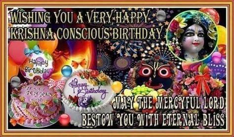 Krishna Consciousness Birthday Wishes Birthday Messages Birthday