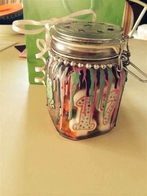 Perfect Birthday T Just Get A Mason Jar Some Candy And Decorate