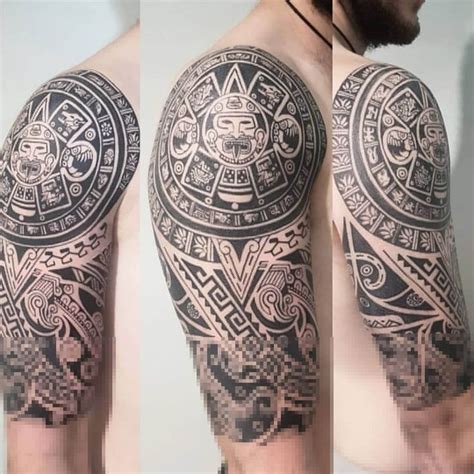 160 Aztec Tattoo Ideas For Men And Women The Body Is A Canvas Aztec Tribal Tattoos Aztec