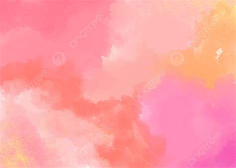 Colorful Beautiful Pink Purple Red Orange Watercolor Smudge Background