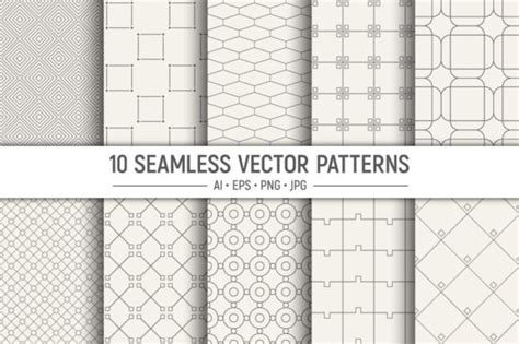 10 Seamless Vector Ethnic Patterns Gráfico Por Avk Graphics · Creative