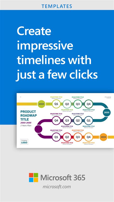 Microsoft Timeline Templates Visualize Progress For Product Roadmaps